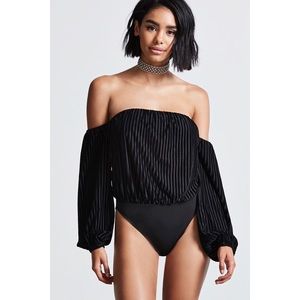Forever 21 off the shoulder bodysuit